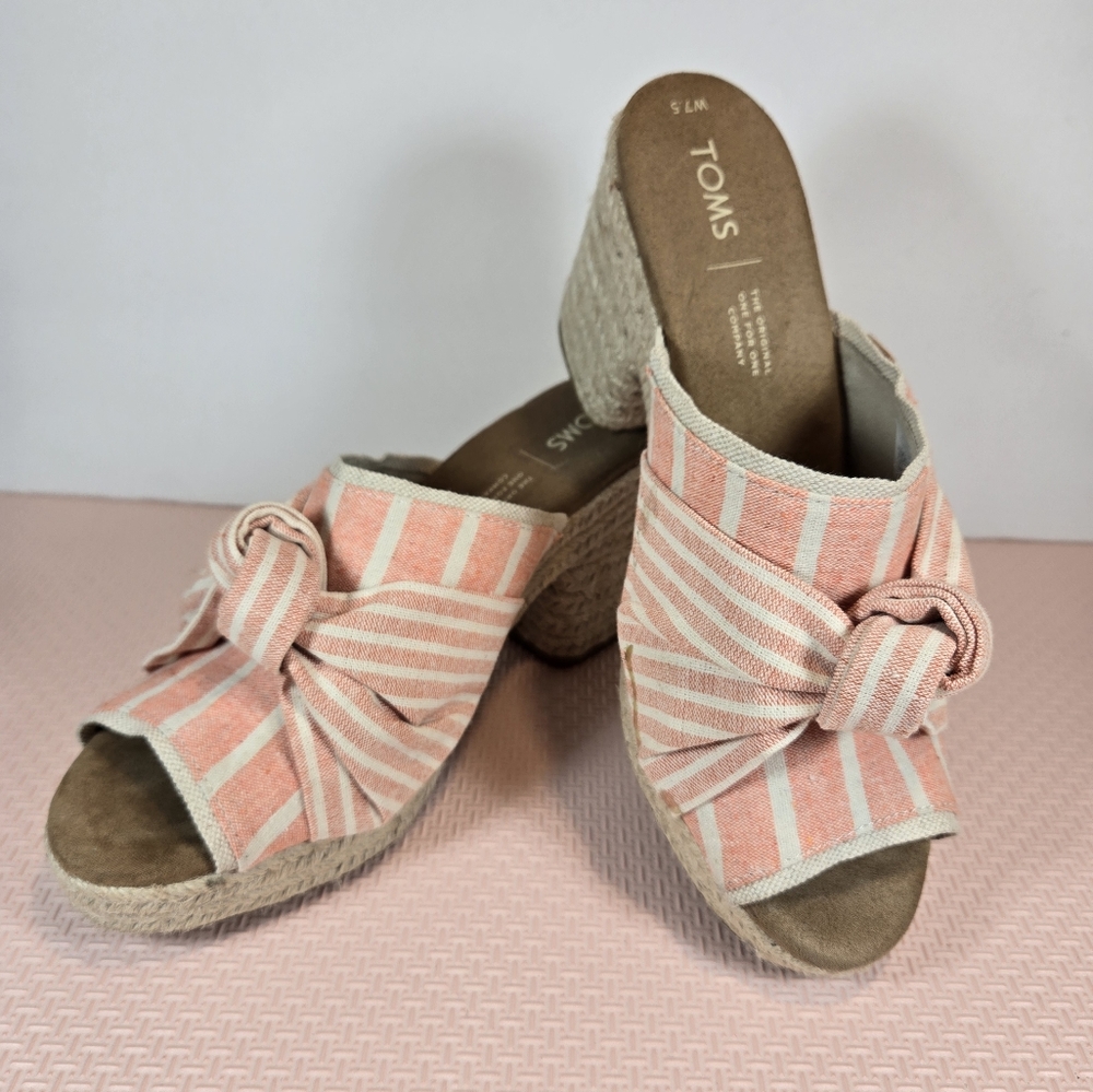 TOMS Women's JUNIE Sandals Size 7.5